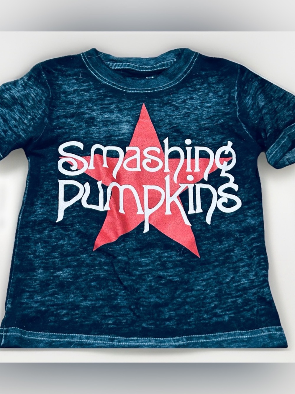 Infant SMASHING PUMPKINS Band Tee Shirt Distressed Size 18mo Excellent Cond Kids
